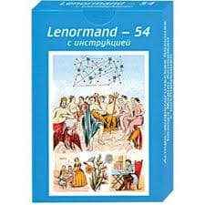 Lenormand-54 з інструкцією /блакитні/