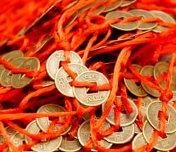 Кошельковые 3 монеты фен-шуй  030 43749