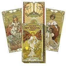 Golden Art Nouveau Tarot (gold foil) /Lo Scarabeo/