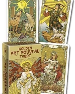 Golden Art Nouveau Tarot (gold foil) (міні) /Lo Scarabeo/