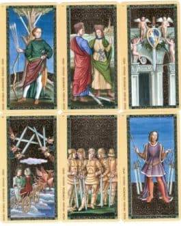 Golden Tarot of Renaissance — Estensi /gold foil/Золоте Флорентійське/Lo Scarabeo/