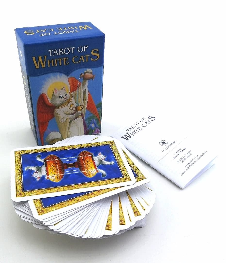 Tarot of White Cats Mini /Белых Кошек/Lo Scarabeo/