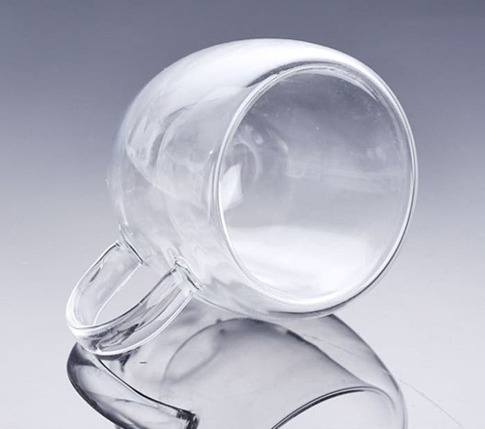Чашка двойное стекло «Овал» 70мл. 0170