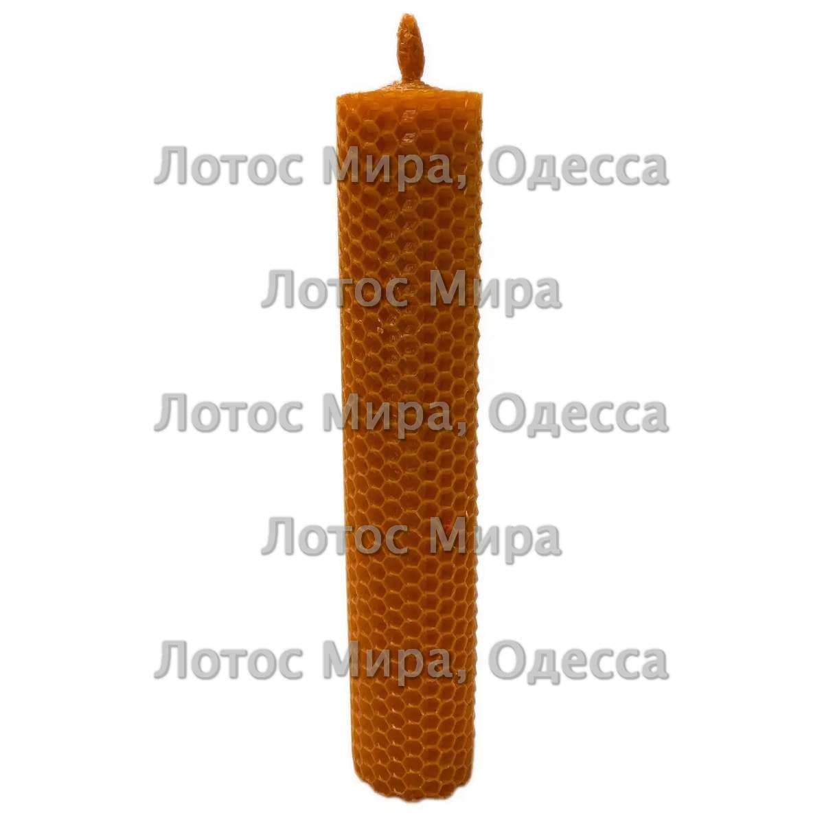 Вощина Оранжевая 21*2.5 см свеча 0100