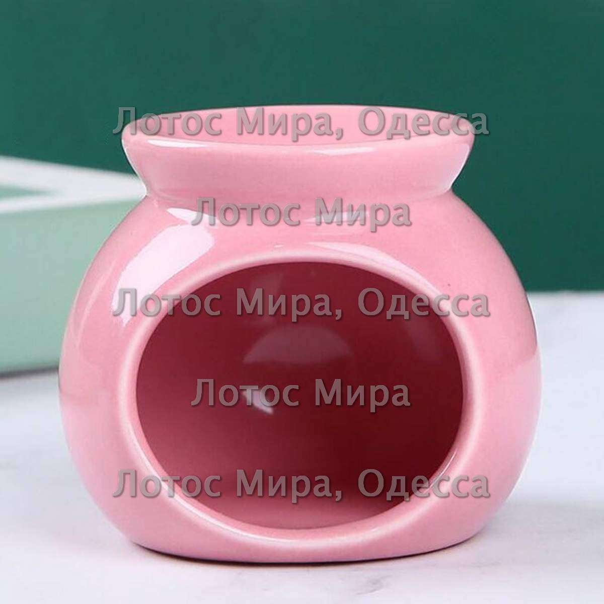 Аромалампа «Шар» Розовая керамика 0100