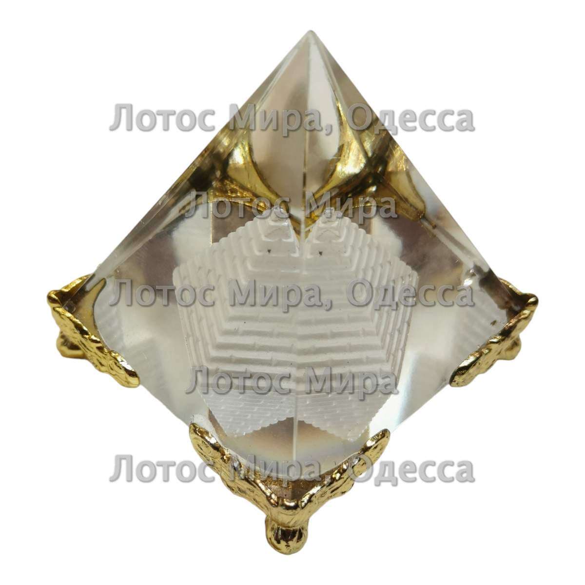 Пирамида стекло 6см. 0150