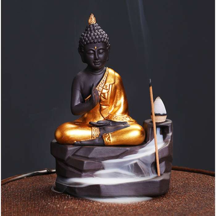 Рідкий дим «Амогхасиддхи  Будда» керамика 10*6,5*14,5см.0900