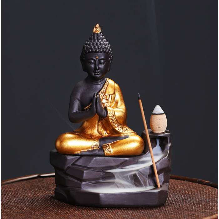 Рідкий дим «Авалокитешвара Будда» керамика 10*6,5*14,5см.0900