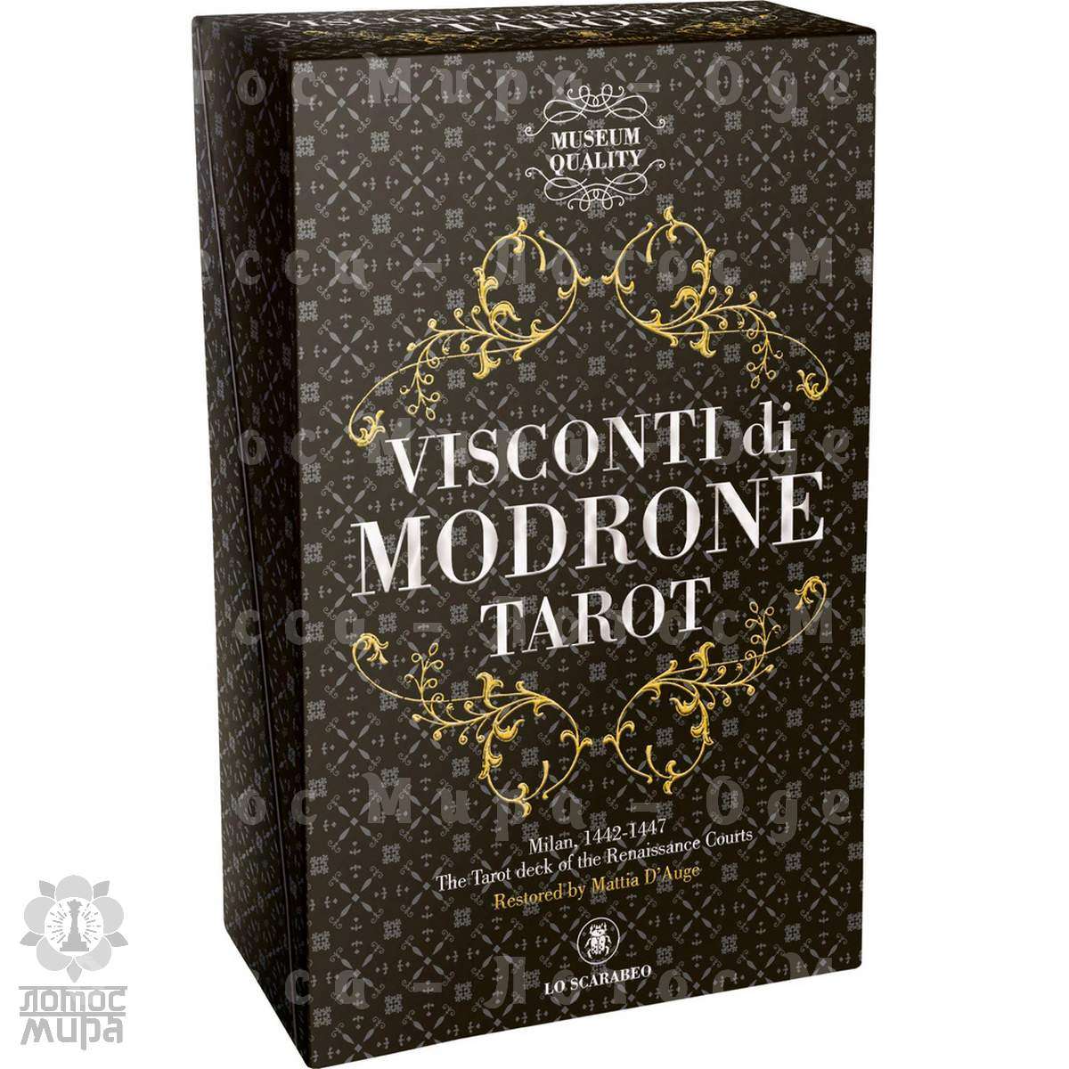 Visconti di Modrone Tarot (Висконті)/Lo Scarabeo/подарункова з  книгою/б/ф.
