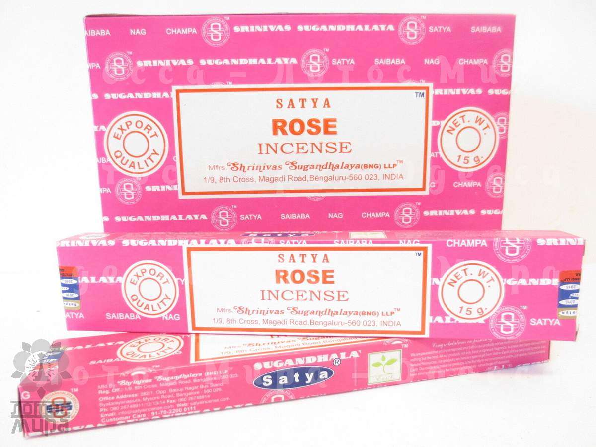 Rose incense Satya 15g