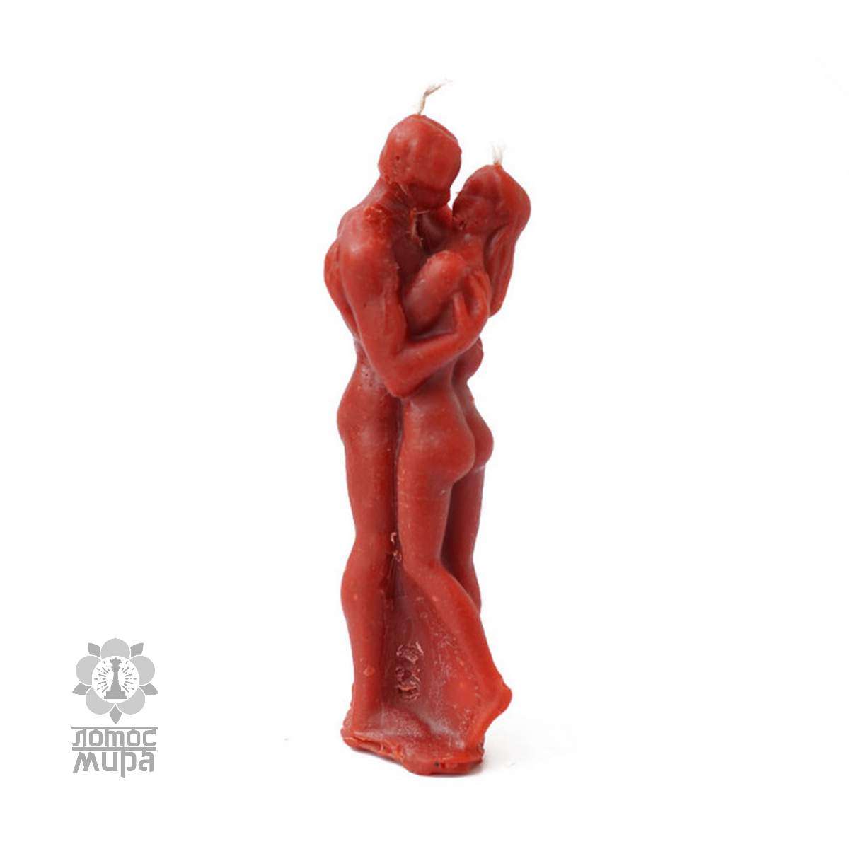 «Стелла Любви» свеча двухфитильная Красная 4*4*12,5см. 0350