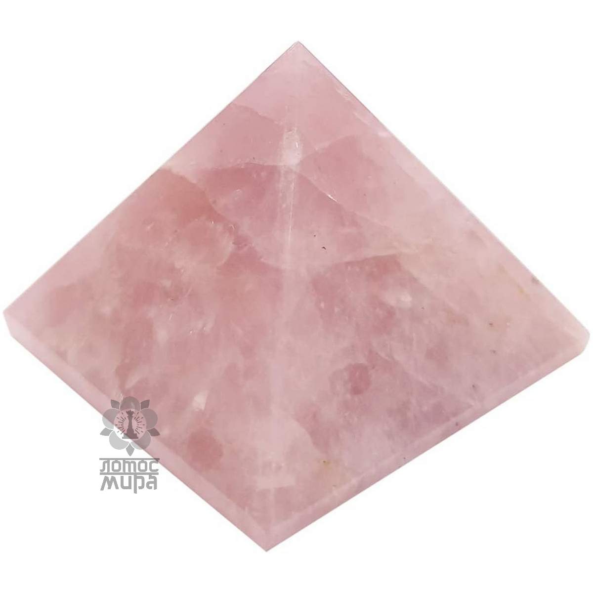 Розовый кварц пирамида 3,5см 0500