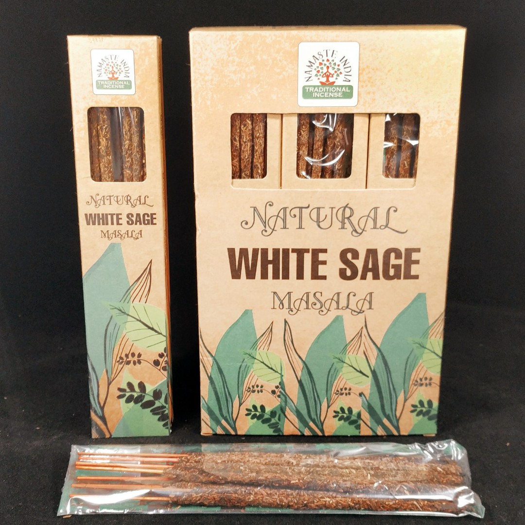 Natural White Sage 30g Namaste India