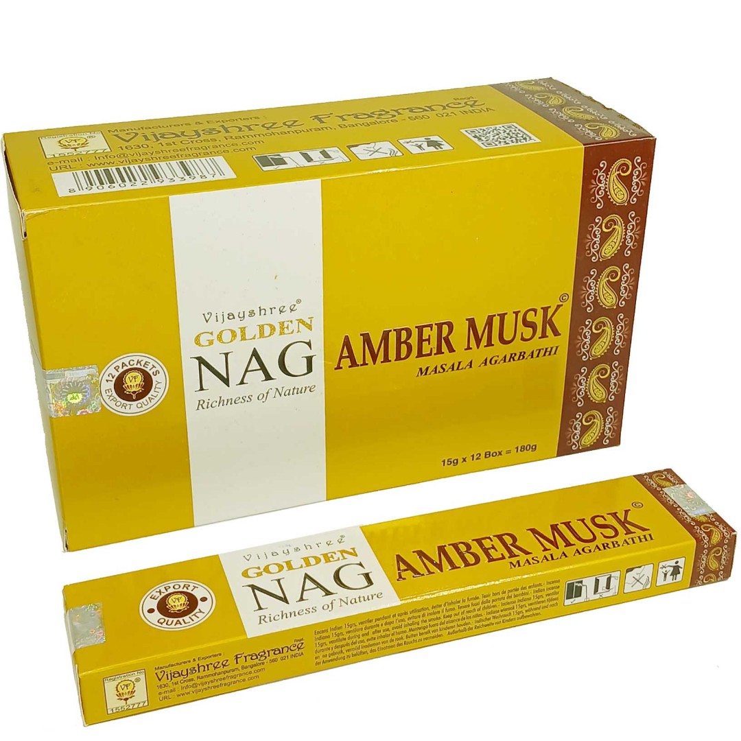 Golden Nag Amber Musk 15g Vijashree