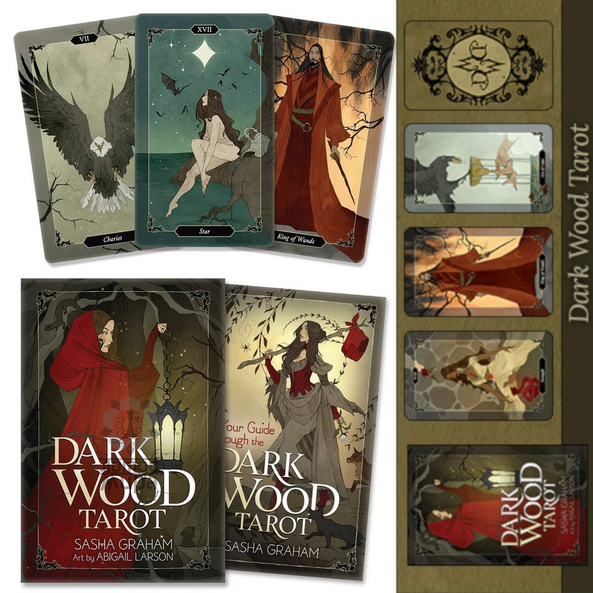 Dark wood tarot /тёмного леса /подарункове +книга/Llewellyn/