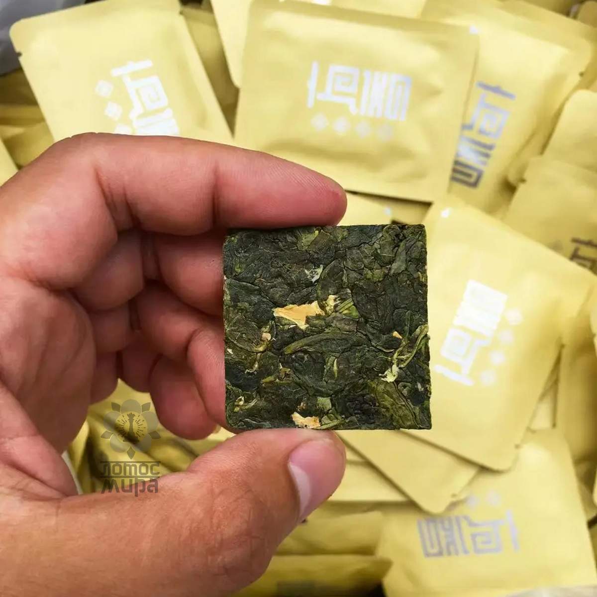 GRTJ-14019 Пресований зелений чай з жасміном. 045