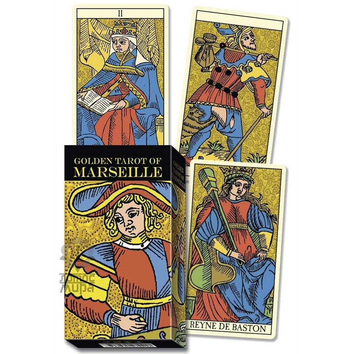 Golden Tarot of Marseille /Золоте Марсельске Таро/Lo Scarabeo/