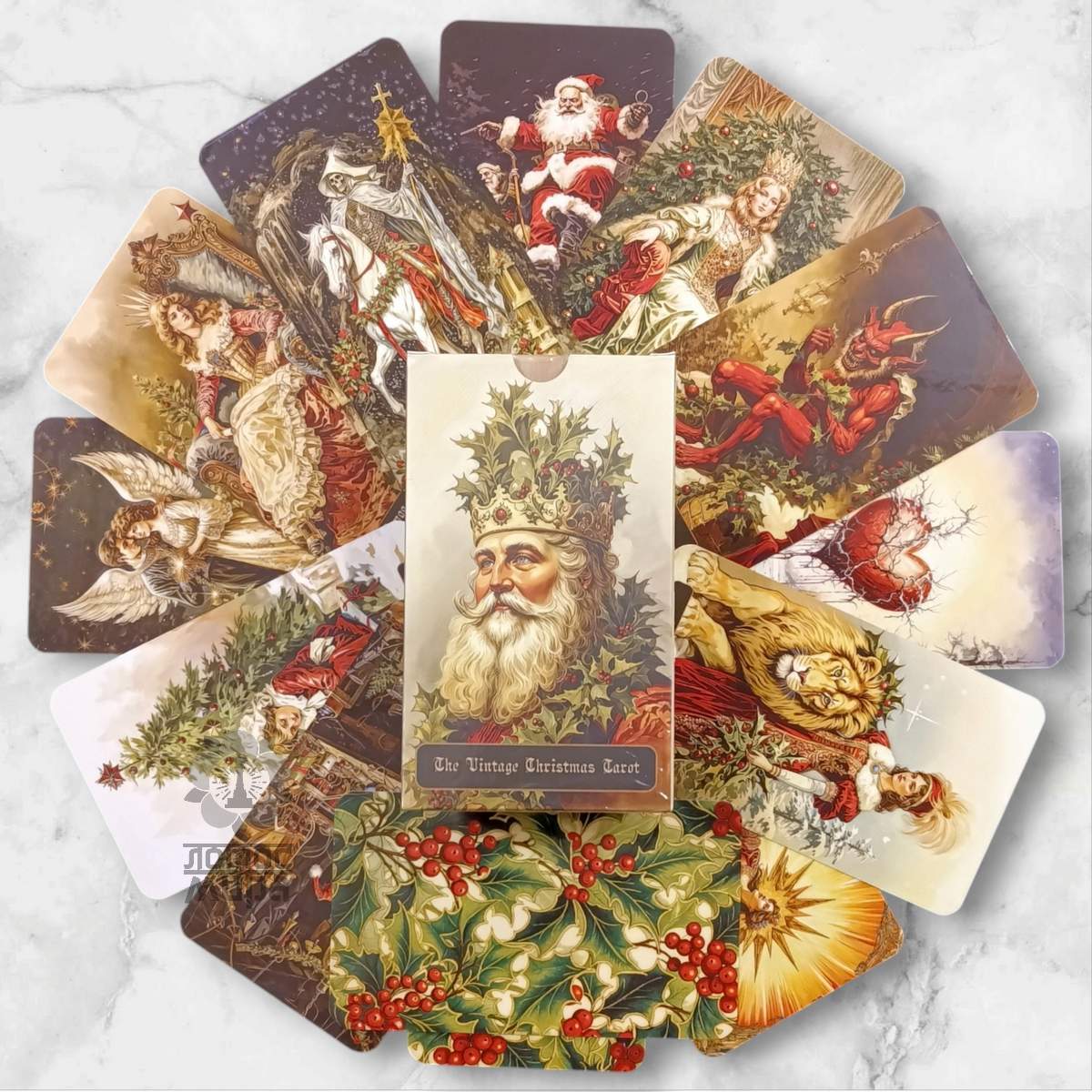 The Vintage Christmas Tarot/ Вінтажне Різдвяне Таро/ Украина/