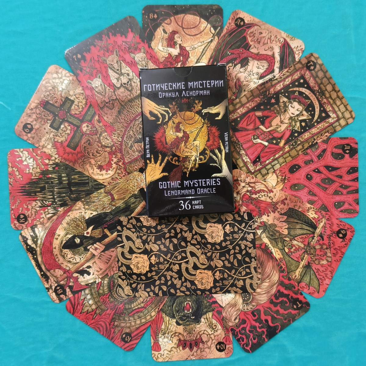 Mystic Oracle Lenormand/ Gothic Mysteries/ Готичні Містерії/ Україна/