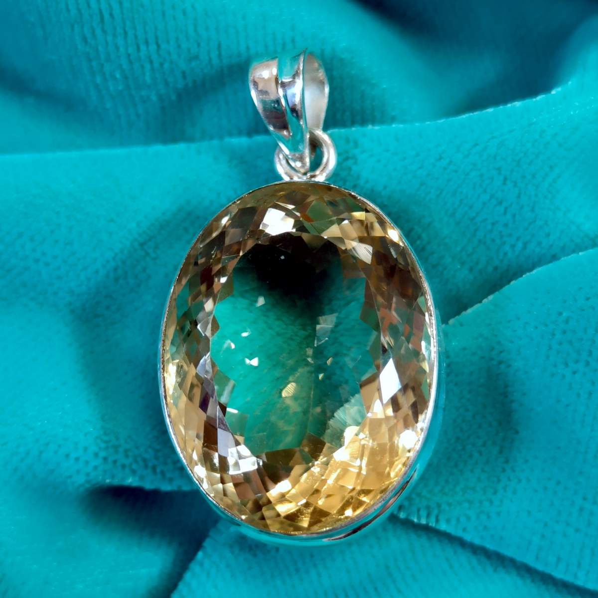 Цитрин кулон 06500