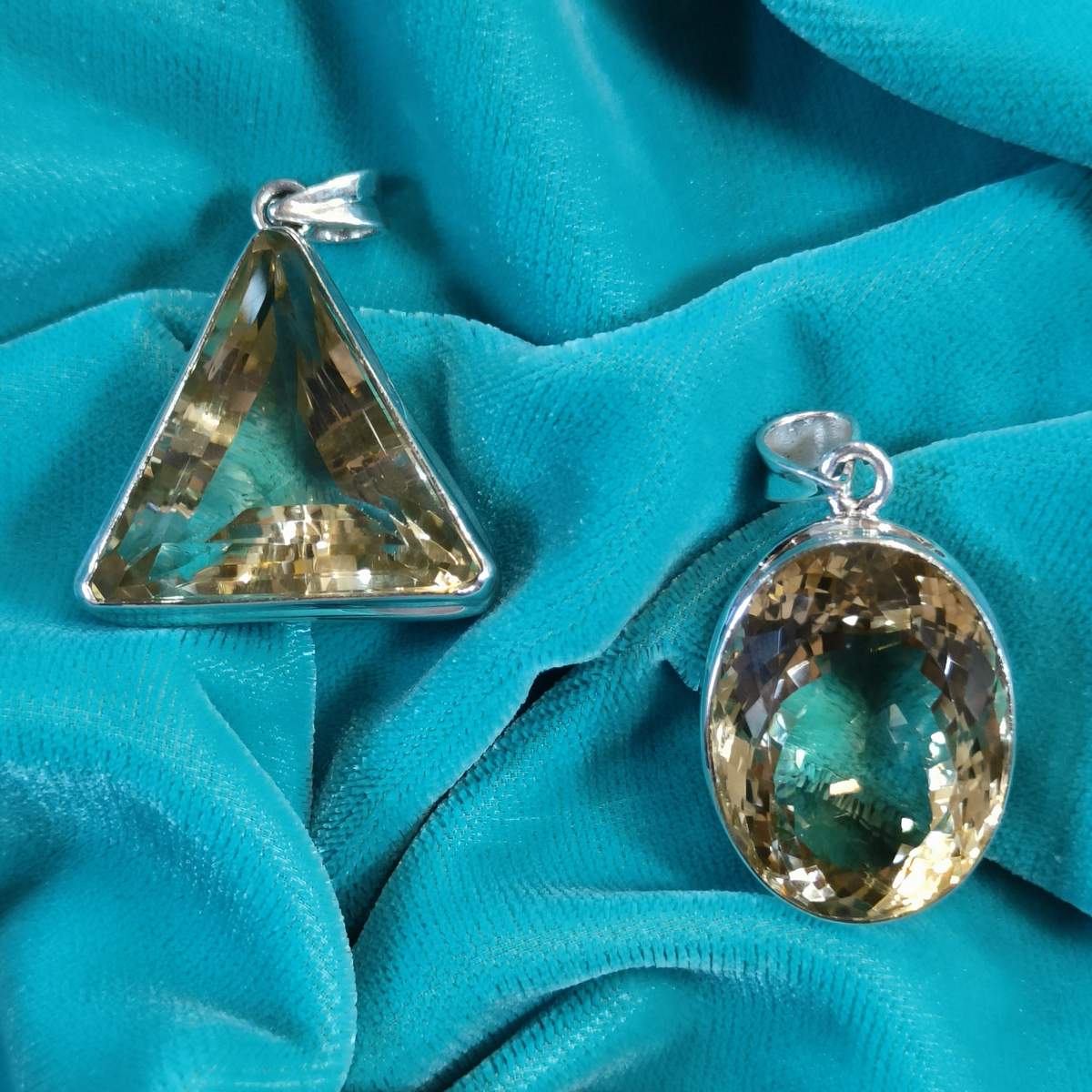 Цитрин кулон 06500