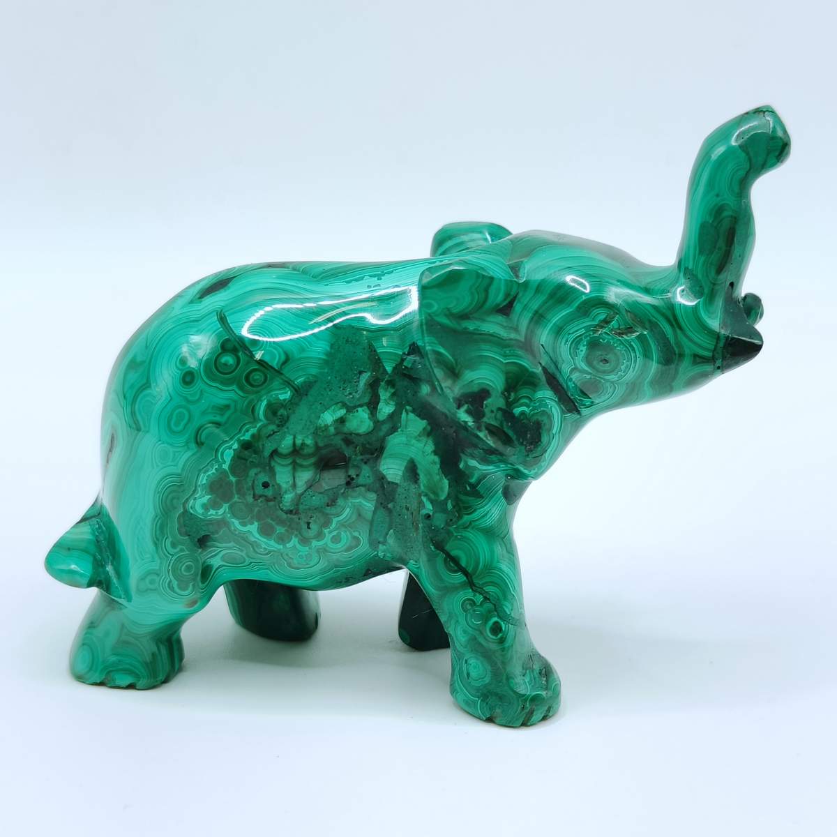 Малахіт слон 97г 3900