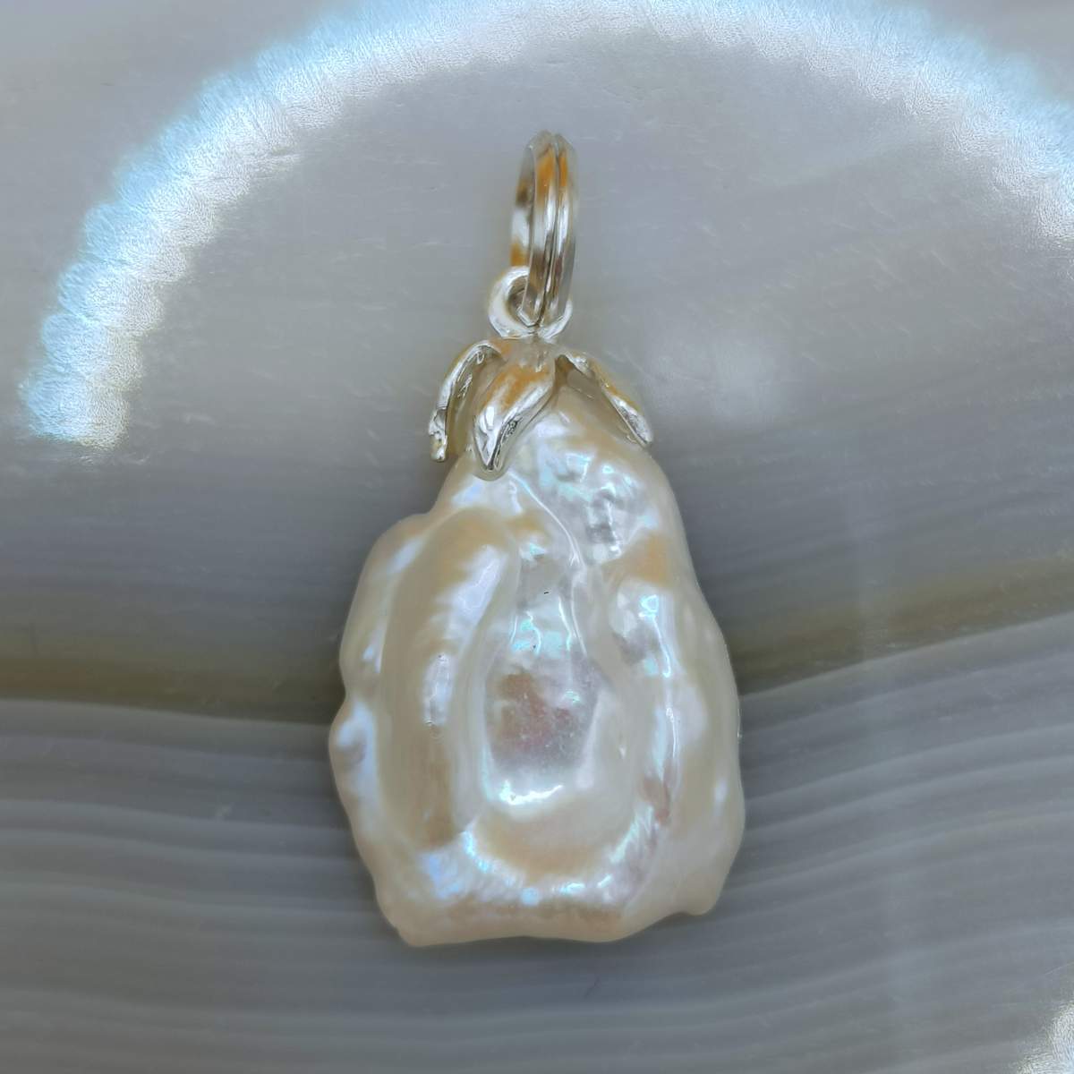 Перлина Барочна кулон /СЗ/ 01200