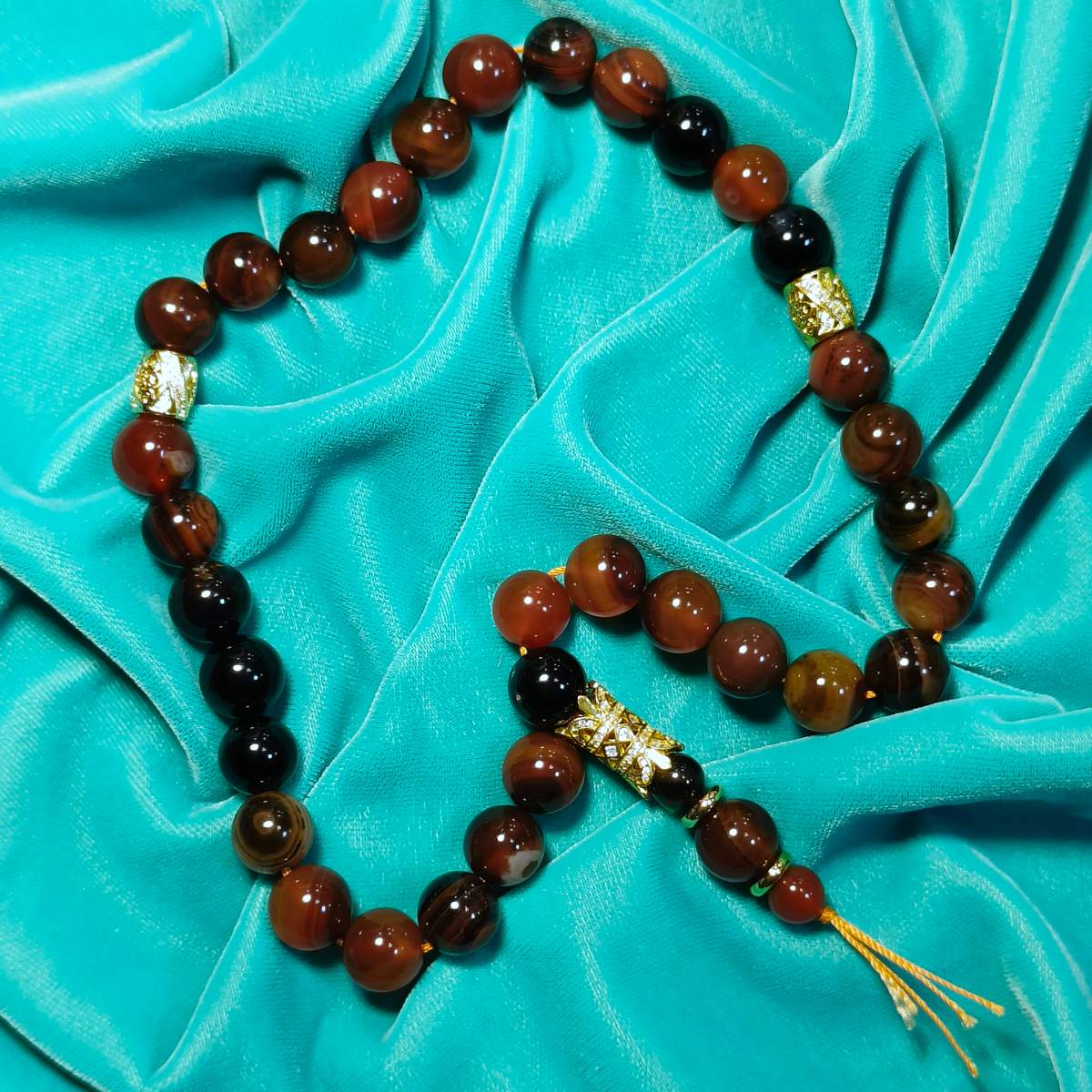 Чотки Сердолік 33 нам. 12мм 01400