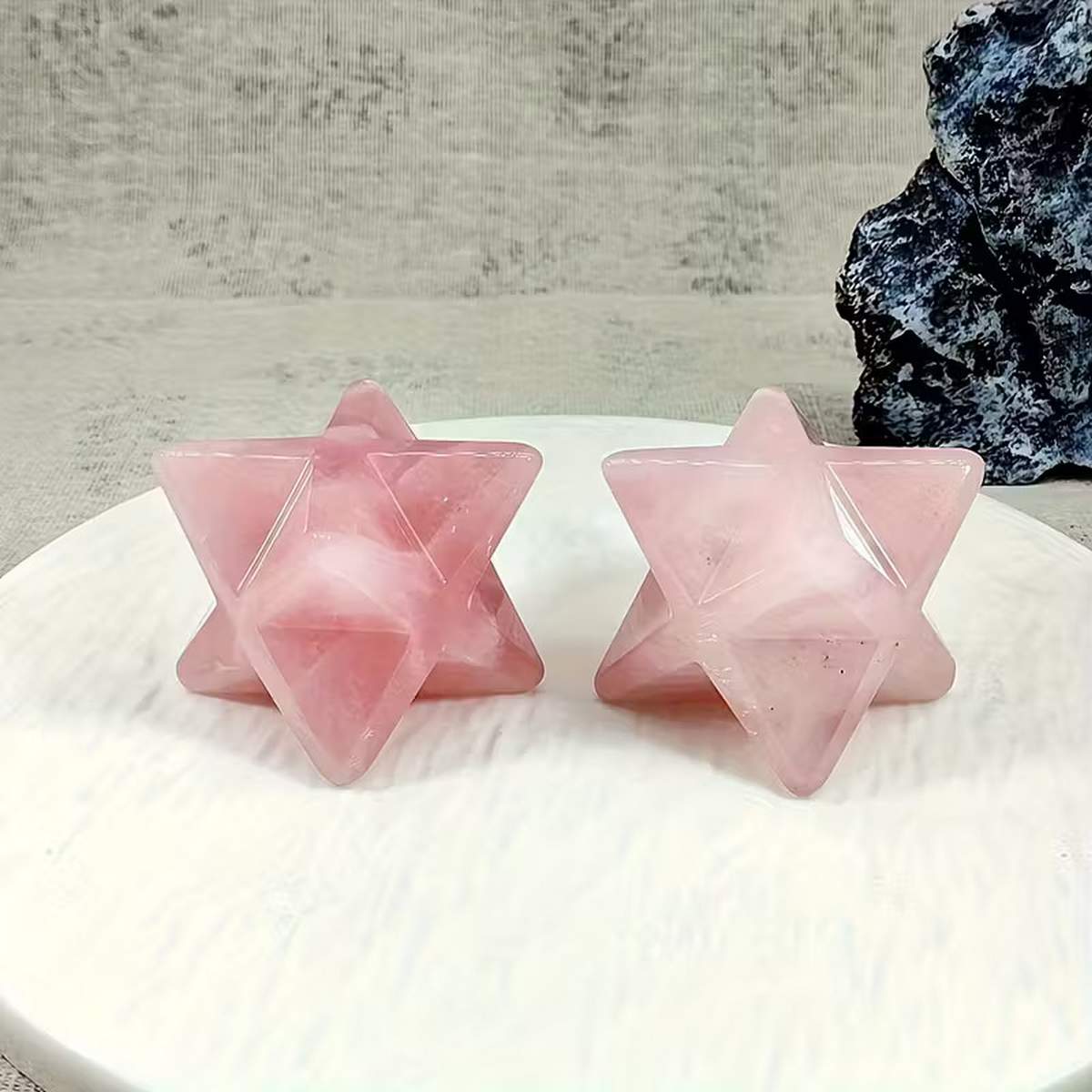 «Меркаба» Рожевий кварц 0800