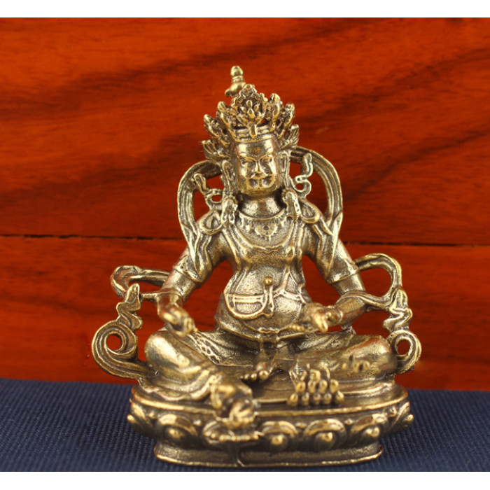 Кубера дрібна бронза статуетка 0600