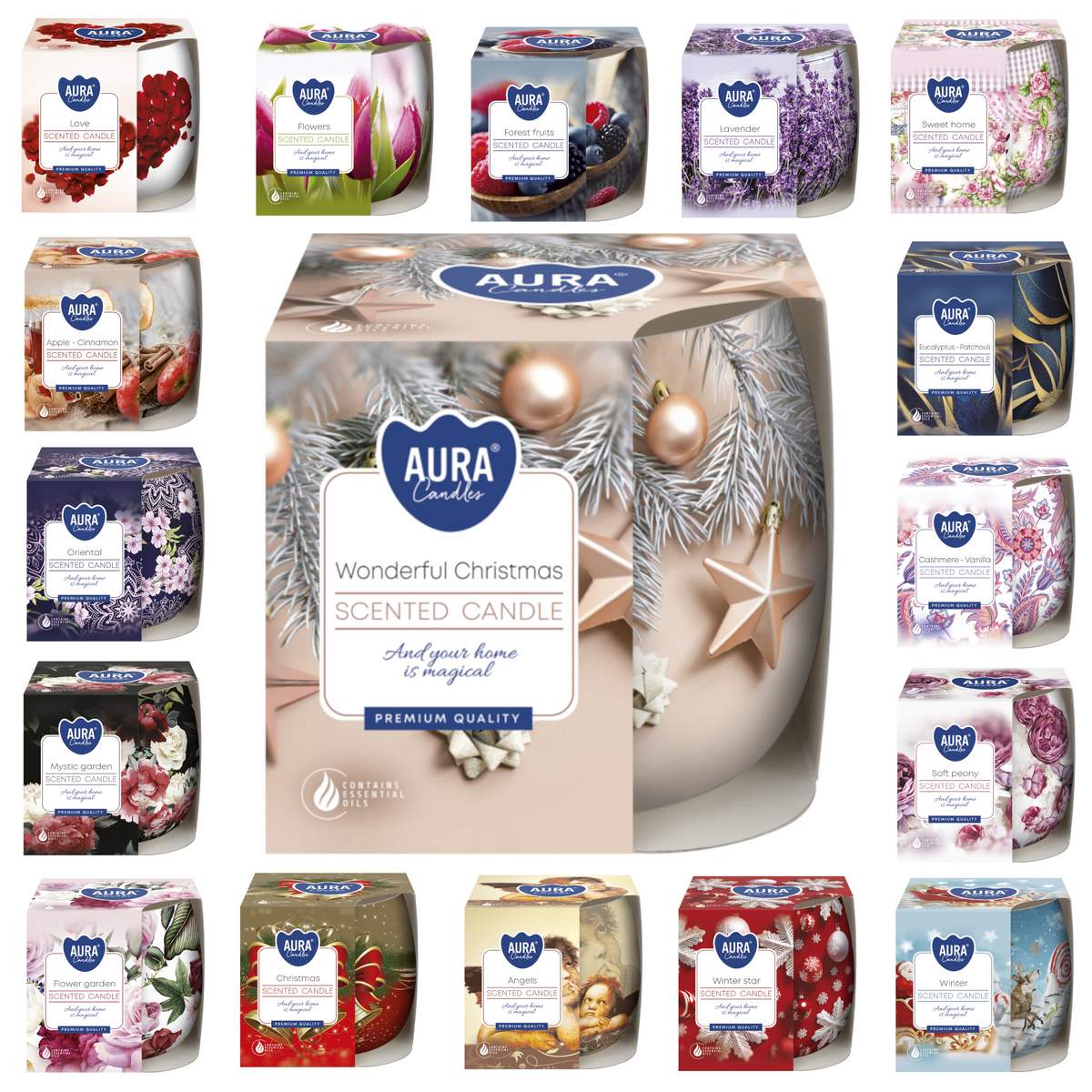 Аромасвічка у склянці Bispol 100г 0200