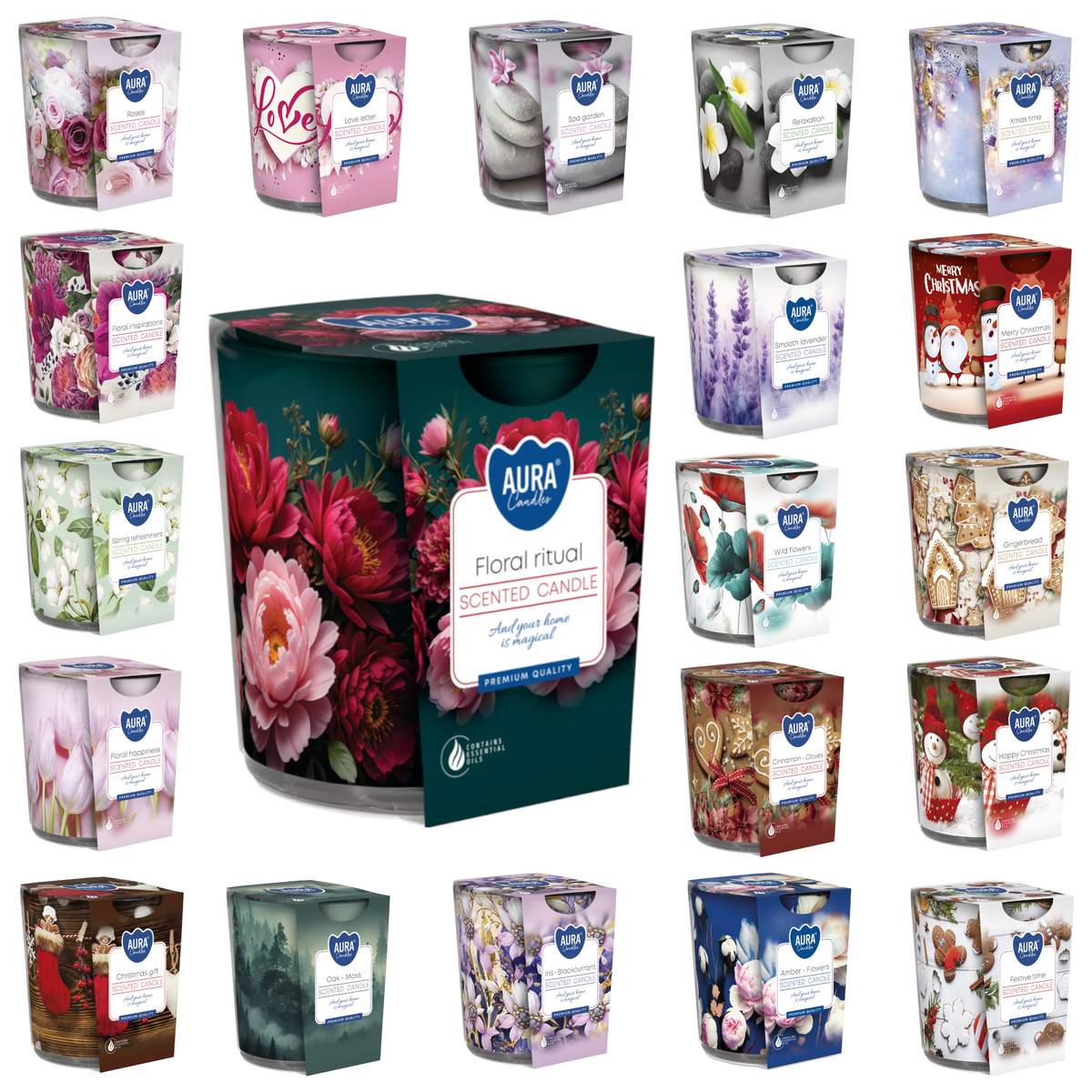 Аромасвічка у склянці Bispol 100г 0200