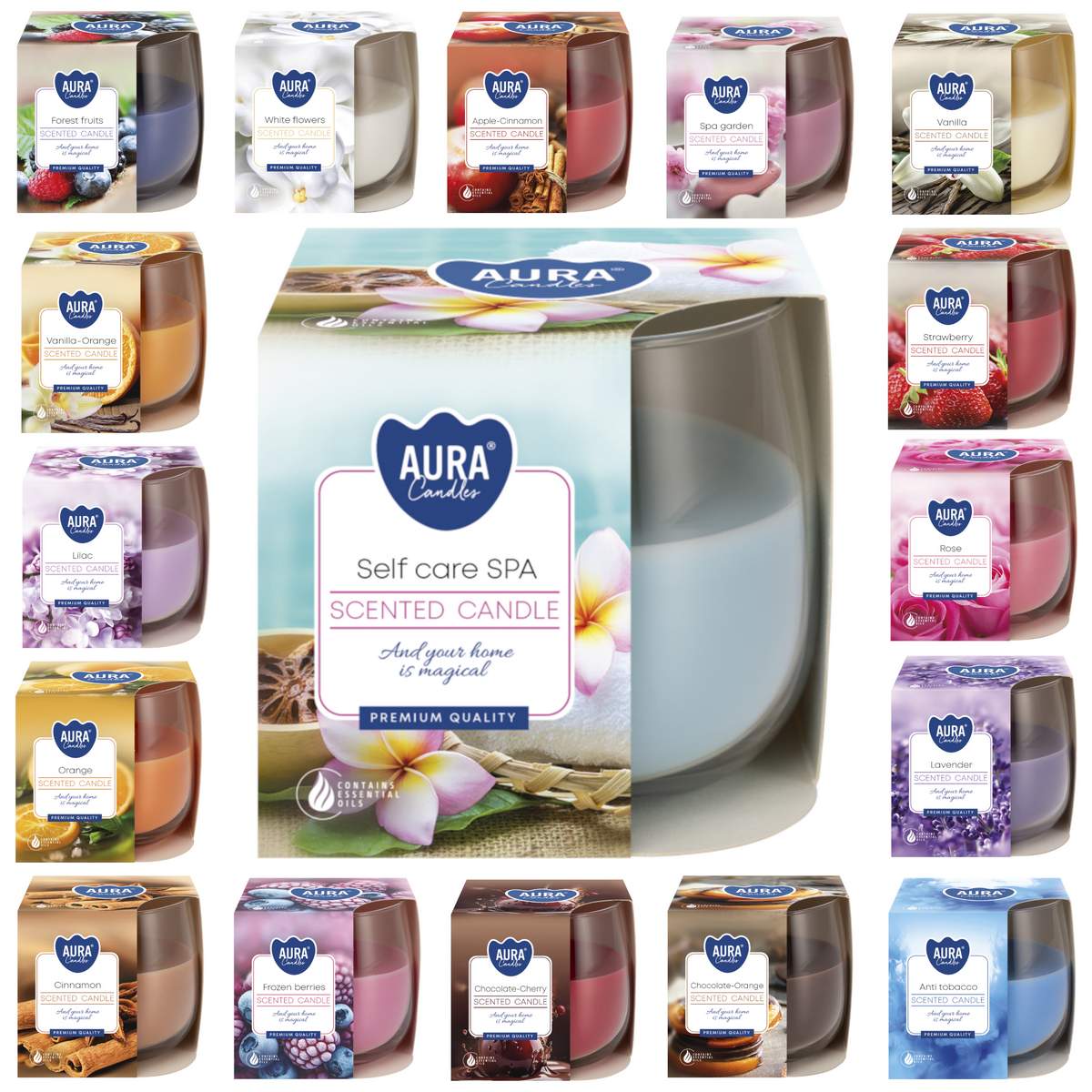 Аромасвічка у склянці SN-71 130г. 0250