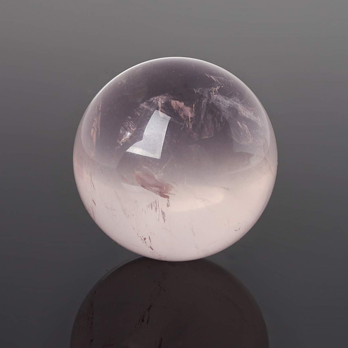 Рожевий кварц куля 0480