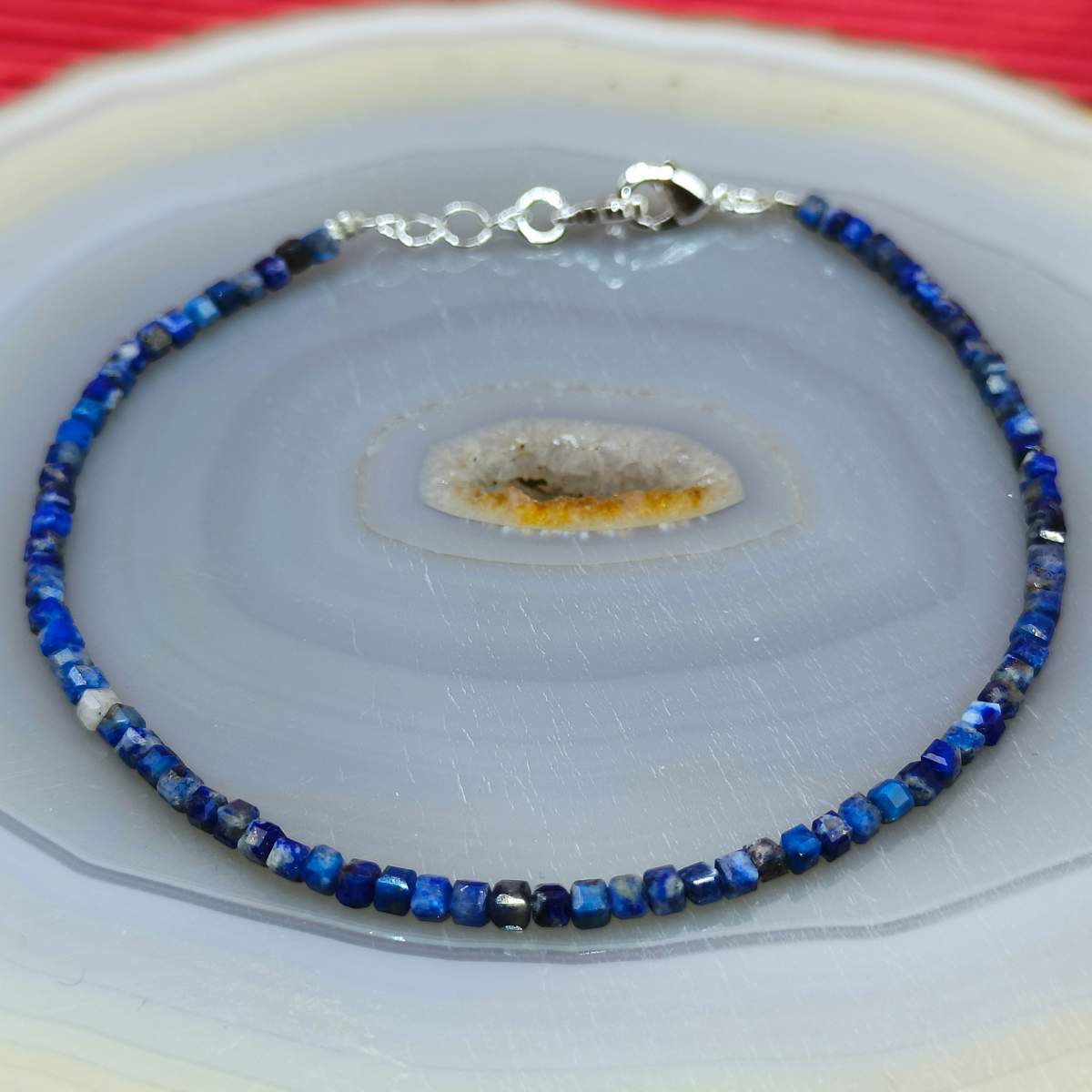 Браслет Ляпіс-Лазур 2,5мм огранка 0700