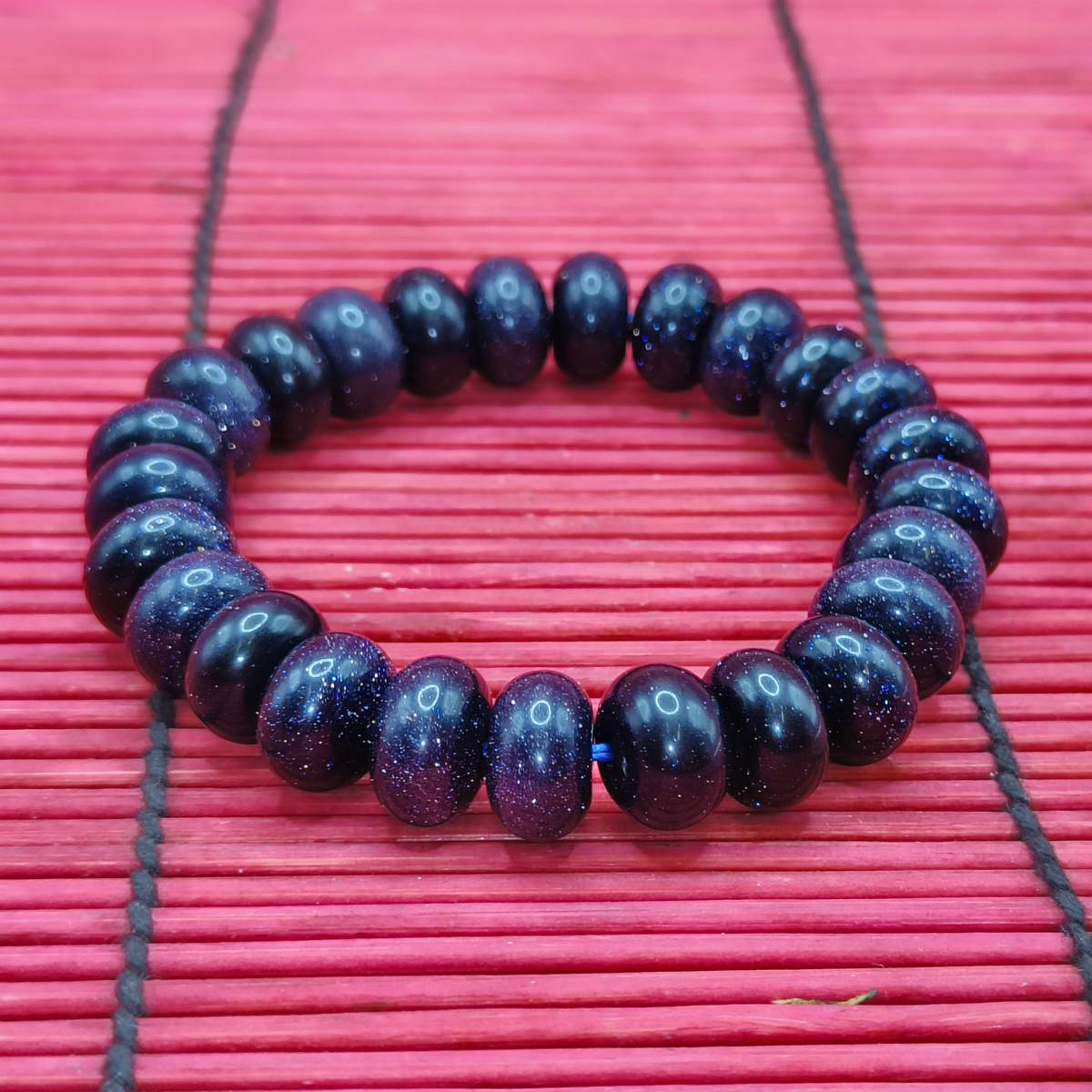 Браслет Авантюрин «Ніч Каїру» 12мм 0550