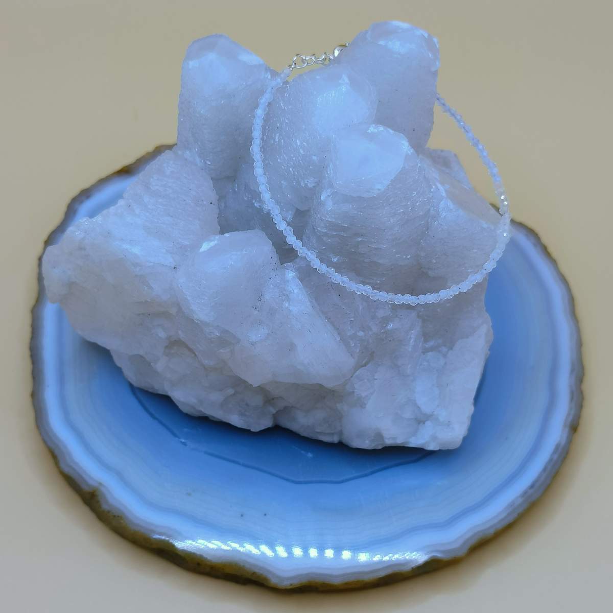 Браслет Гірський кришталь 2,2мм огранка 0650