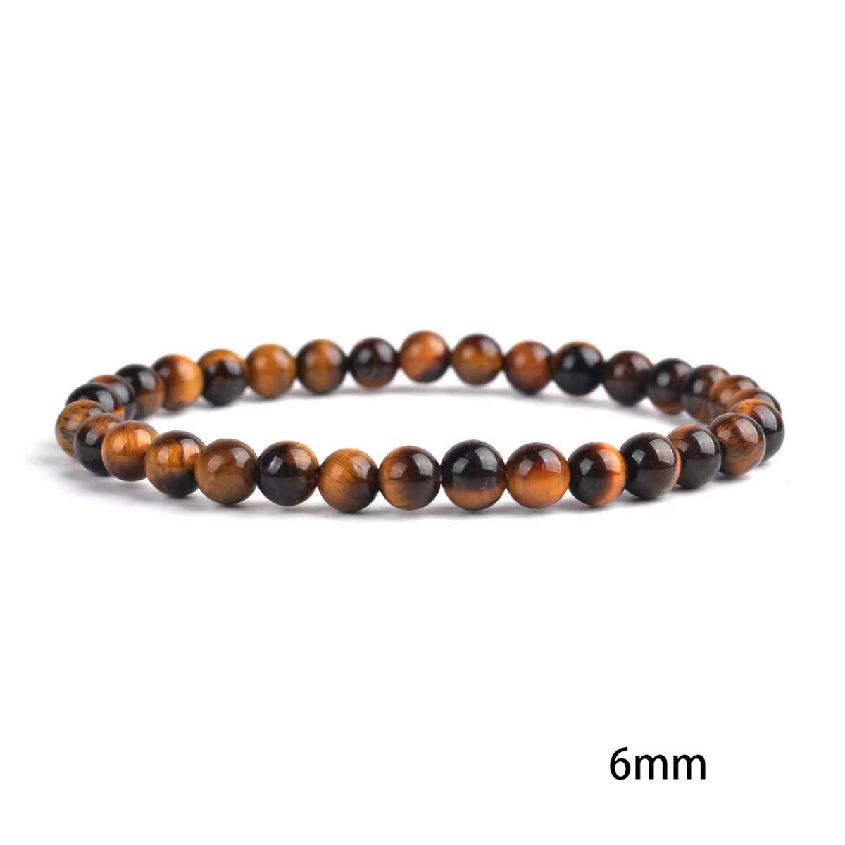 Браслет Тигрове око 6мм 0200
