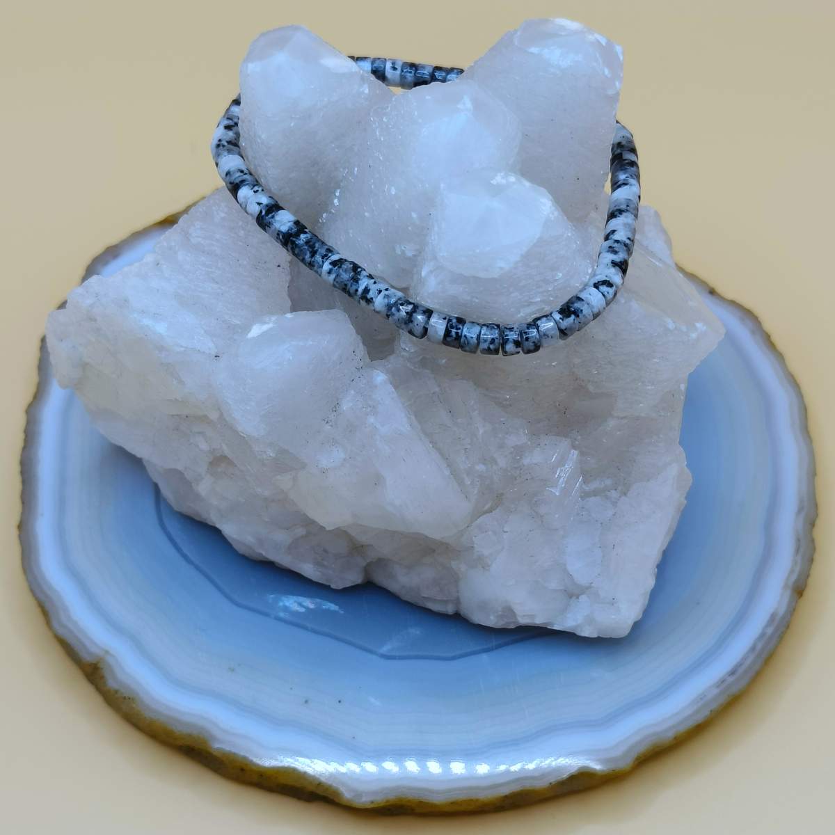 Браслет рондель Опал Турция 4,5мм 0300