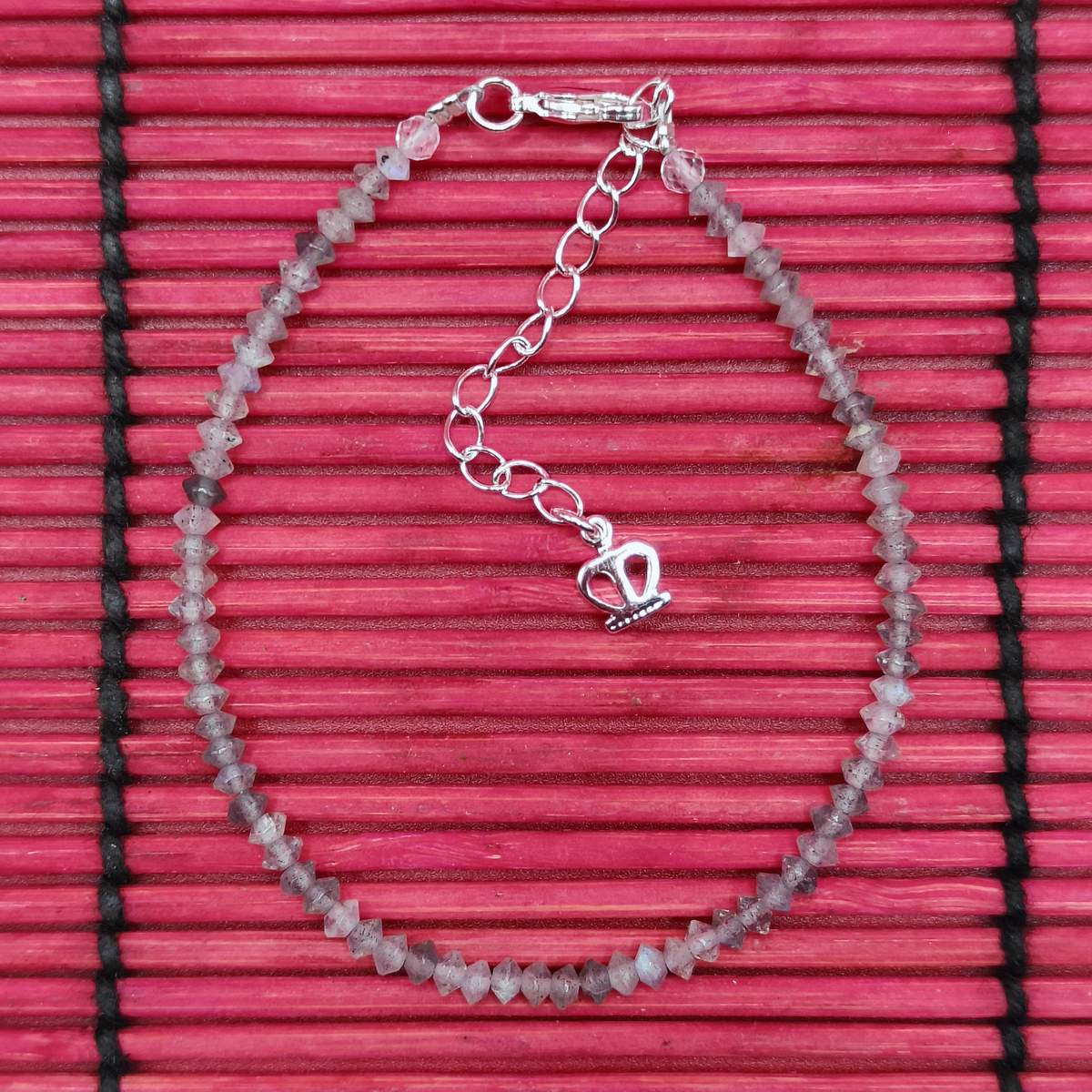 Браслет Лабрадор рондель 3мм 0800