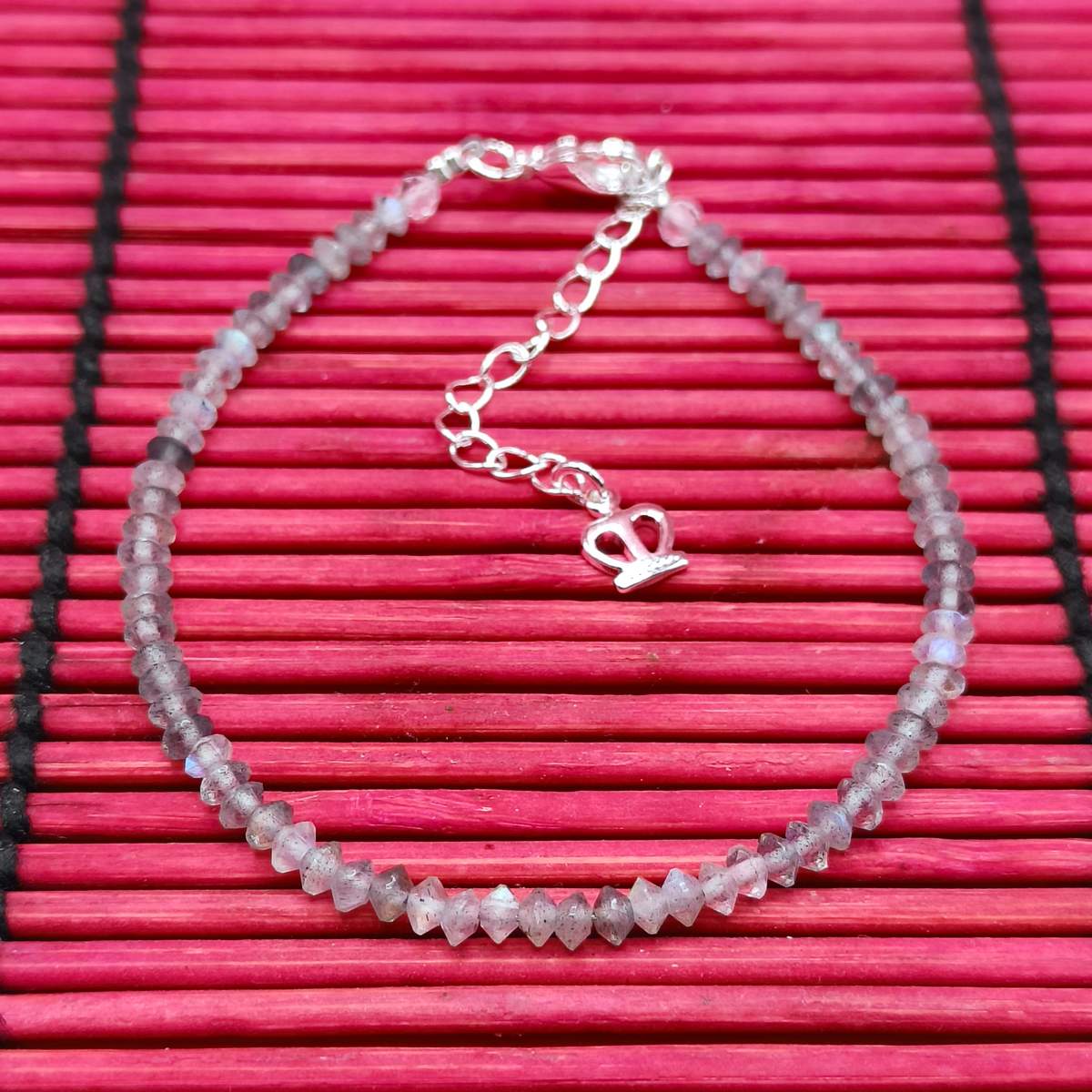 Браслет Лабрадор рондель 3мм 0800