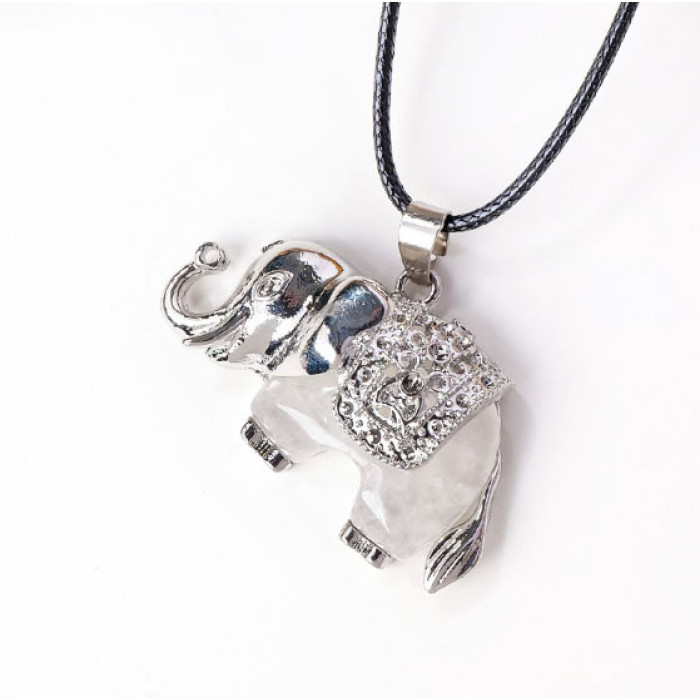 Кулон «Слоненя» камінь асорті 0200