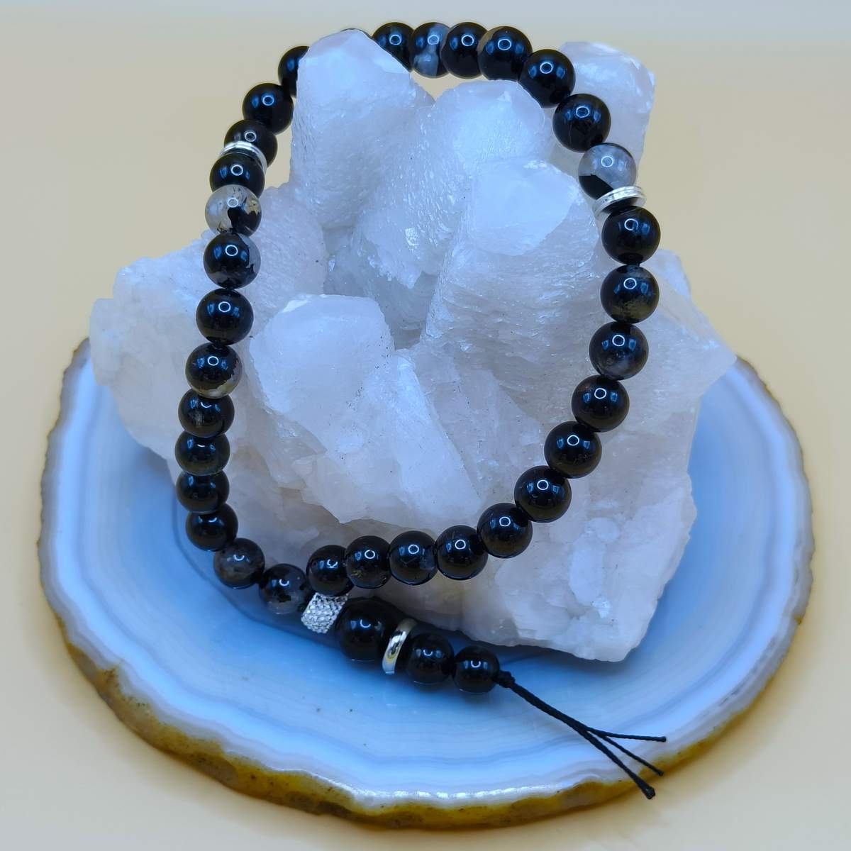 Чотки Обсидіан 33 нам.8мм 0600