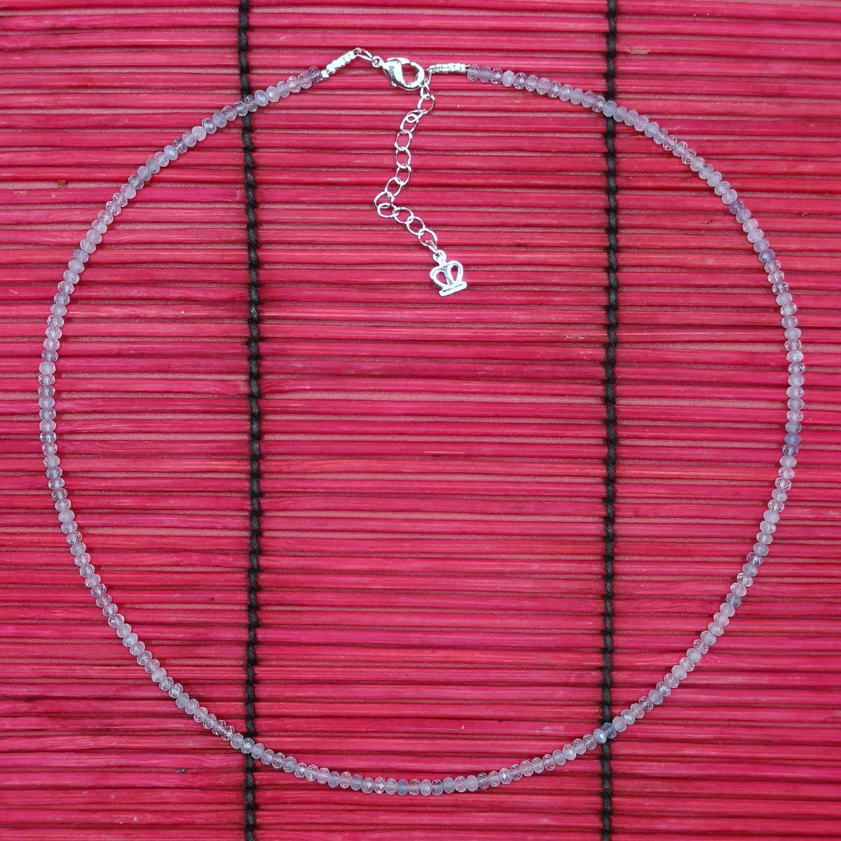 Аквамарин 3мм намисто 01500