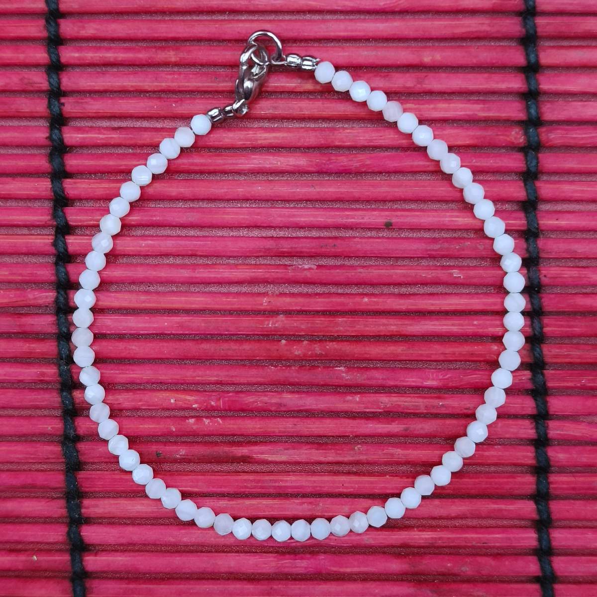 Браслет Місячний Камінь огранка 2мм 0550