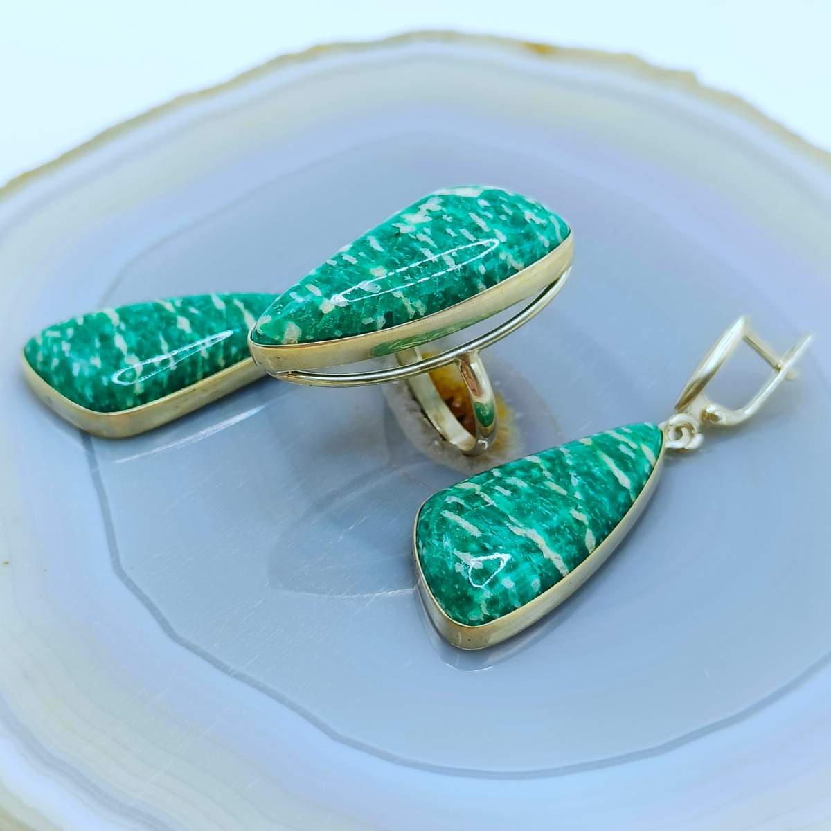 Амазоніт набір 014000