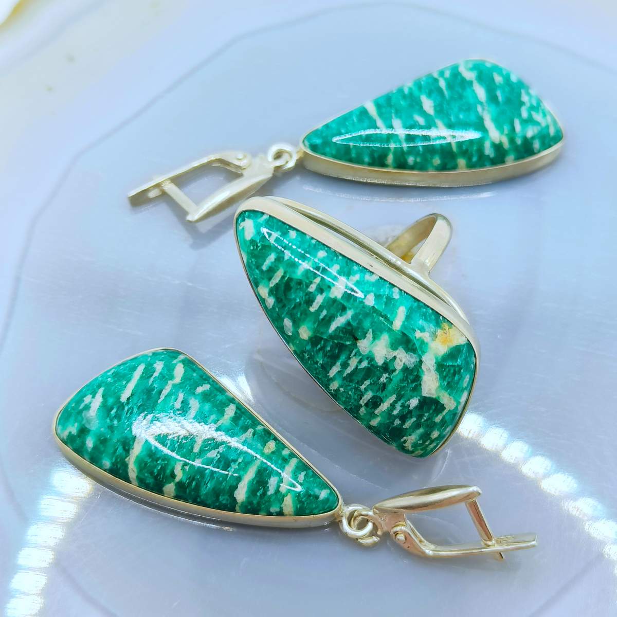 Амазоніт набір 014000