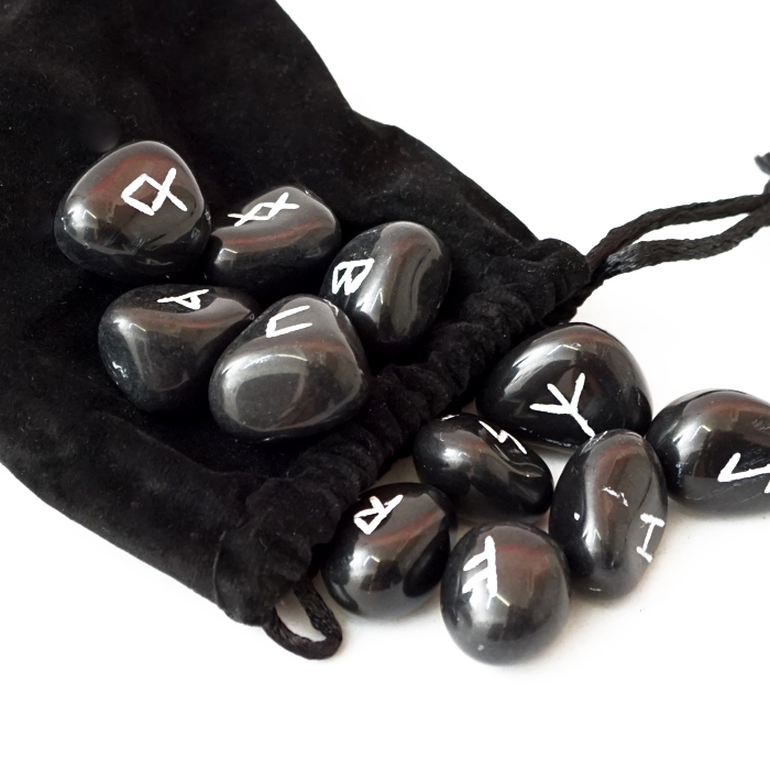 Руни Чорний Агат 01200