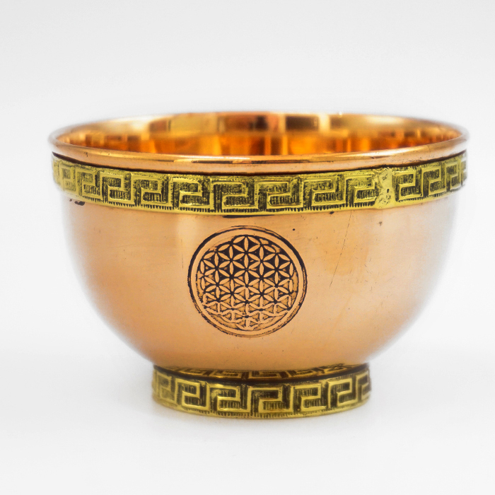 Чаша мідна «Квітка життя» CG-20 0700