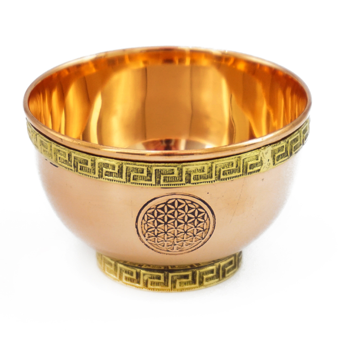 Чаша мідна «Квітка життя» CG-20 0700